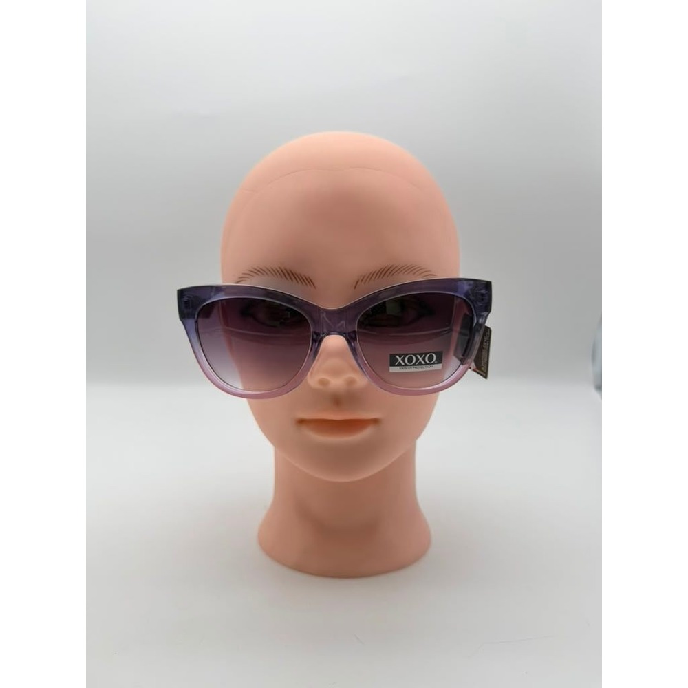 XOXO Glam Purple Rhinestone Sunglasses NWT